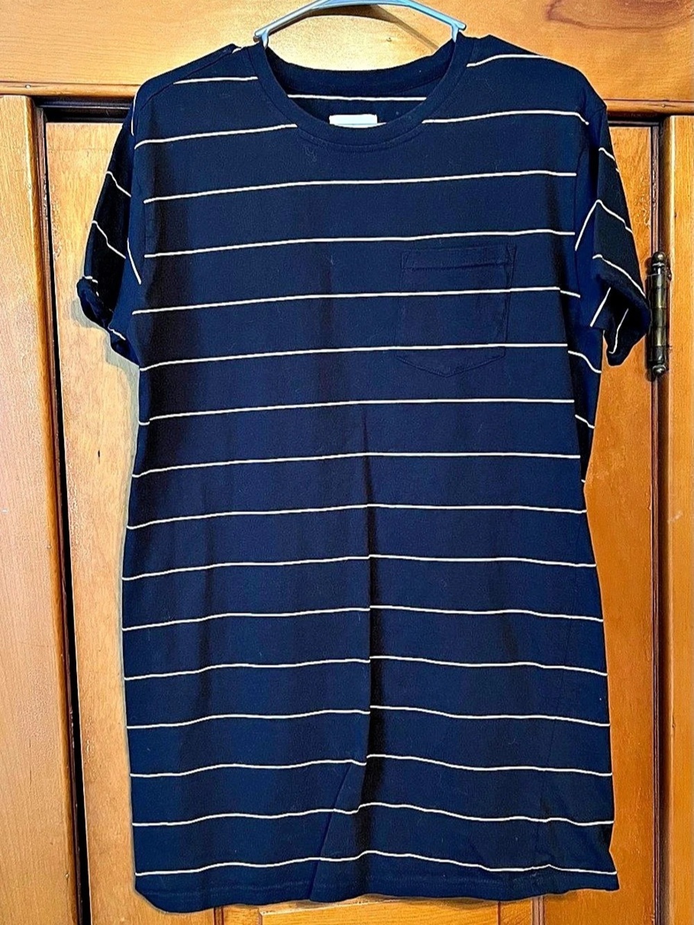 Thread & Supply Raiya Dress Striped Mini Black & White Medium